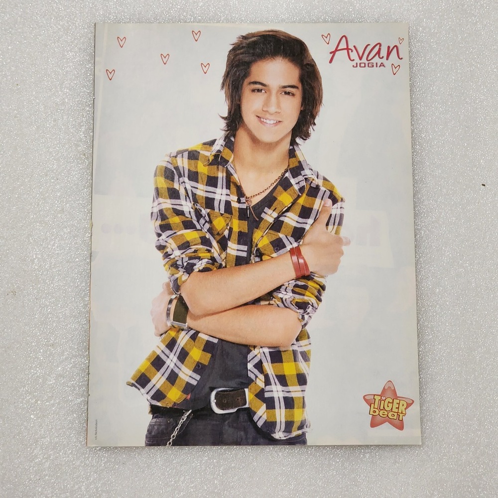 Avan Jogia Smiling Sexy Poster Pinup Clipping 2000s Tiger Beat 8x10 Original